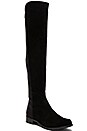 view 2 of 5 Panache Boot in Black Kid Suede & Black Micro Stretch