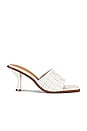 view 1 of 5 Olivia Sandal in White Sheep Nappa