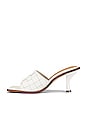 view 5 of 5 Olivia Sandal in White Sheep Nappa