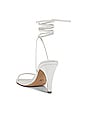view 3 of 5 Jenna Sandal in White Sheep Nappa
