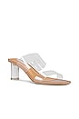 view 2 of 5 Sabelle Sandal in Clear Vynalite & Skin Capretto