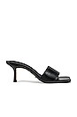 view 1 of 5 Aaliyah Sandal in Black in Black Capretto