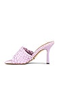 view 5 of 5 Lourdes Mule in Lilac Raffia