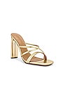 view 2 of 5 Fior Sandal in Gold Nappa Metallic