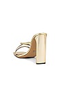 view 3 of 5 Fior Sandal in Gold Nappa Metallic
