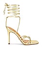 view 1 of 5 FELIZ サンダル in Gold Nappa Metallic