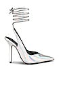 view 1 of 5 Glint Heel in Silver Illumine