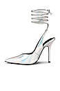 view 5 of 5 Glint Heel in Silver Illumine