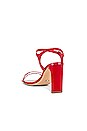 view 3 of 5 Casa Sandal in Cherry Patent