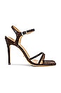 view 1 of 5 Florenz Sandal in Choc Snake