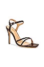 view 2 of 5 Florenz Sandal in Choc Snake