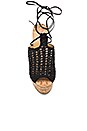 view 4 of 5 Beliba Wedge in Black Mesh