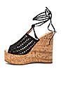 view 5 of 5 Beliba Wedge in Black Mesh