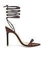 view 1 of 5 Millie Sandal in Chocolate Snake