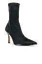 view 2 of 5 BOTTINES KIT HEELED in Black Lycra
