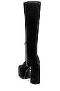 view 3 of 5 Toniq Platform Boot in Black Stretch Suede