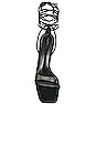 view 4 of 5 Fleur Sandal in Black Suede