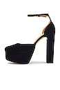 view 5 of 5 JAGGED プラットフォームMARY JANE in Black Suede
