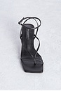 view 4 of 6 Avi Sandal in Black Nappa