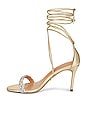view 5 of 5 Henley Sandal in Gold Nappa Metallic
