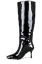 view 5 of 5 Firehawk Heeled Boot in Black Patent