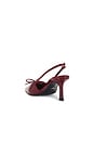 view 3 of 5 Quill Slingback in Bordeaux Patent