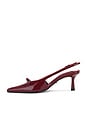 view 5 of 5 Quill Slingback in Bordeaux Patent