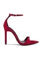 view 1 of 5 Martini Sandal in Red Suede