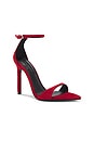 view 2 of 5 Martini Sandal in Red Suede