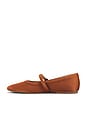 view 5 of 5 x REVOLVE Melany Flat in Chocolate Satin