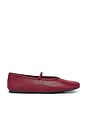 view 1 of 5 ZAPATO PLANO MARTINEZ in Bordeaux Nappa