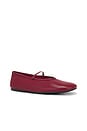 view 2 of 5 ZAPATO PLANO MARTINEZ in Bordeaux Nappa