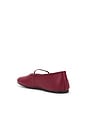 view 3 of 5 ZAPATO PLANO MARTINEZ in Bordeaux Nappa