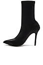 view 5 of 5 BOTINES DAVIS in Black Stretch Satin
