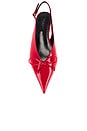 view 4 of 5 Lucinda Heel in Chilli Patent