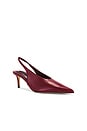 view 2 of 5 Diva Heel in Bordeaux Nappa