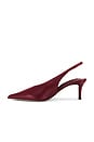 view 5 of 5 Diva Heel in Bordeaux Nappa