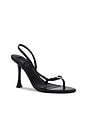 view 2 of 5 Lush Sandal in Black Hi Shine