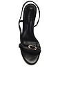 view 4 of 5 Lush Sandal in Black Hi Shine