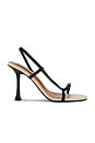 view 1 of 5 Lush Sandal in Black Snake
