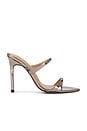 view 1 of 5 Maxi Sandal in Gunmetal Shine