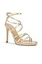 view 2 of 5 Sass Sandal in Gold Nappa Metallic