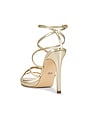 view 3 of 5 Sass Sandal in Gold Nappa Metallic
