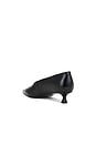 view 3 of 5 Cherry Pump in Black Crinkle