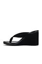 view 5 of 5 Avanti Sandal in Black Suede