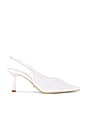 view 1 of 5 Breeze Slingback Pump in White Nylon