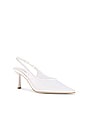view 2 of 5 Breeze Slingback Pump in White Nylon
