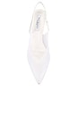 view 4 of 5 Breeze Slingback Pump in White Nylon
