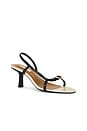 view 2 of 5 Christine Sandal in Black Snake