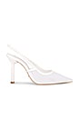view 1 of 5 Glide Slingback Pump in White Nylon
